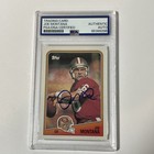 1988 Topps #38 Joe Montana Autograph PSA DNA Authentic Auto