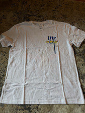 Miller Lite Golf Tournament of Champions White Graphic Tee Men&rsquo;s L Regular Fit