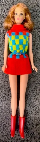 Vintage 1970 Mattel Sears Exclusive WALKING JAMIE Doll RARE DRESS!