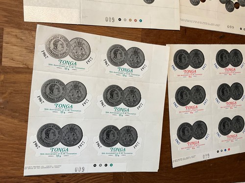 Tonga 1977 SG608-612 King's Coronation Coinage ++ 72 MNH stamps h98 - Picture 8 of 10