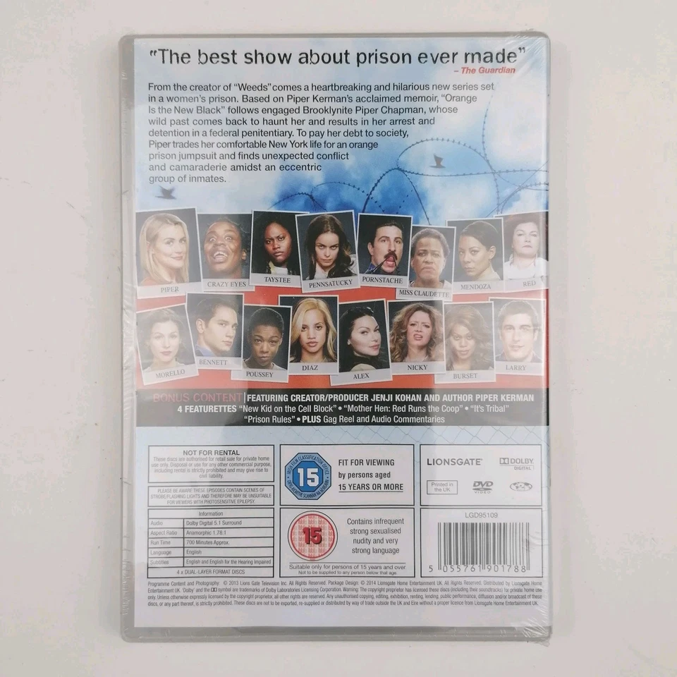 Orange is the New Black Season 1 - DVD Region 2 - New - Image 2 of 3