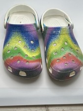 Crocs Tie Dye Clogs Women  s Size 8 Mens Size 6 SEE DESCRIPTION