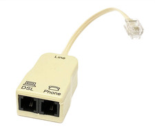 In-Line DSL Splitter W/Noise Filter for Phone Line