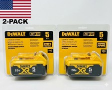 DEWALT 20V MAX XR 5 Ah Lithium Ion Battery Premium High Capacity DCB205-2 