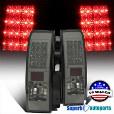 Fits 2005-2010 Hummer H3 LED Tail Lights Brake Lamps Smoke Replacement
