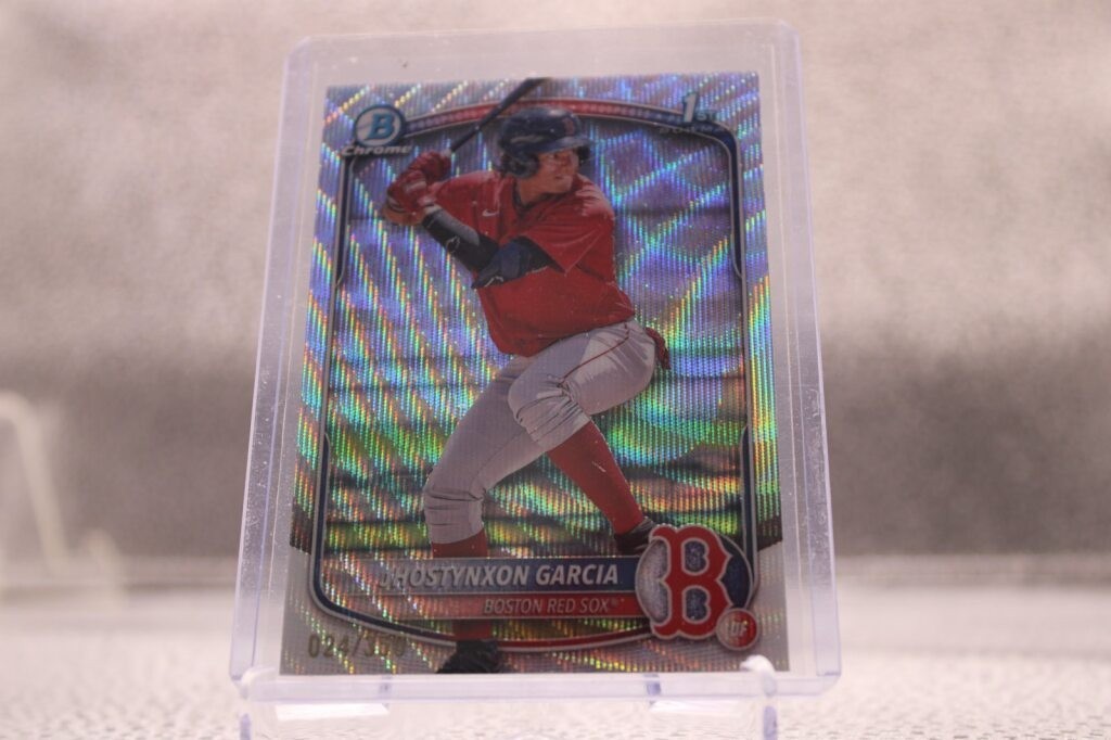 JHOSTYNXON GARCIA 2025 BOWMAN CHROME 1ST WAVE REFRACTOR /350