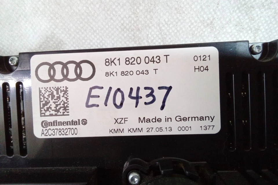 2014 Audi A5 Dual Zone Dual Knobs w/ Heated Seats Temperature Control OEM LKQ - Изображение 4 из 4