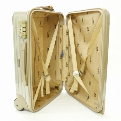 Rimowa x United Arrows 32L Gold 2-wheels Carry Case Suitcase
