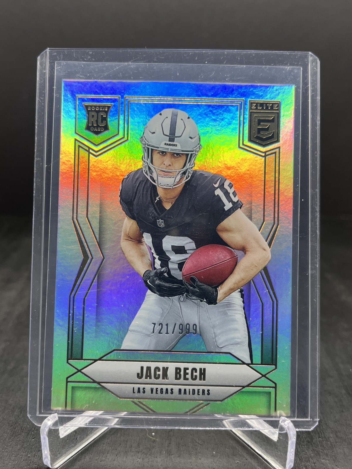 2025 Panini Donruss Elite Football Jack Bech RC Rookie 721/999 #177