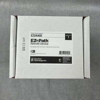 STI EZ Path EZDR400 Fire Barrier Pathway Retrofit Device 4'' Square Sleeve