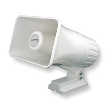 SPECO TECHNOLOGIES SPC12RP PA Horn,Weatherproof,White,15 W 3CWX1