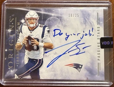2019 Panini Origins PS-JS Jarrett Stidham Rookie Auto /25 Do Your Job