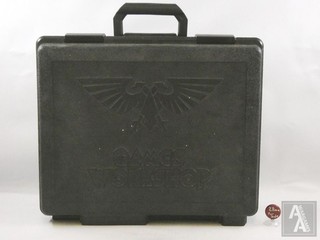 (ZA08) 1537g Citadel Black Figure Case With Foams Small Case 40k Sigmar