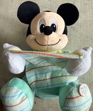 New Disney Baby Peek A Boo Hide  Seek Mickey Mouse Interactive Plush W/ Blanket