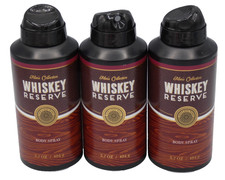 X3 Bath  Body Works WHISKEY RESERVE Body Spray Men's Collection Exact Photos