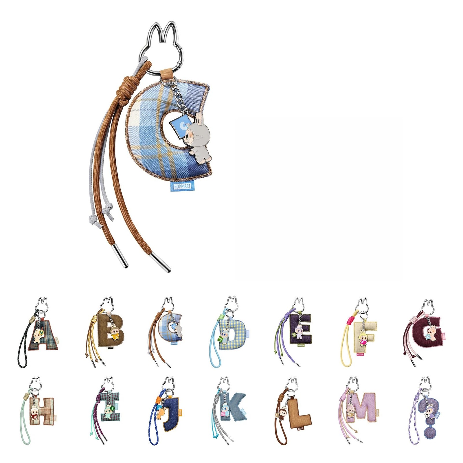 THE MONSTERS Pin for Love Series- Letter Pendant Blind Box (A-M) Labubu Bag C...