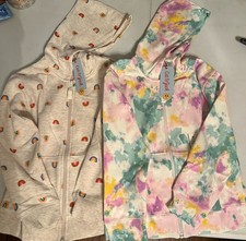 NWT Cat  Jack 2 Count Girl  s Size 8 Zip Up Hoodie Jackets
