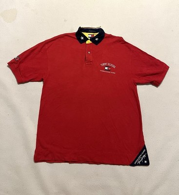 Tommy Hilfiger Poloshirt M Herren Rot