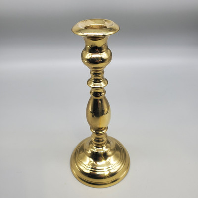 Virginia Metalcrafters Colonial Solid Brass 8'' inch Tall Candlestick