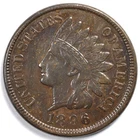 1896 Indian Head Penny Cent Extremely Fine (XF) Cleaned