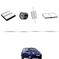 Hoffcar Set Service - 4 Filter FüR Chevrolet Matiz 0.8 37Kw Von 1998