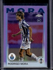 2024-25 Topps Chrome UEFA Rodrigo Mora RC Violet Refractor Rookie #/299 Porto