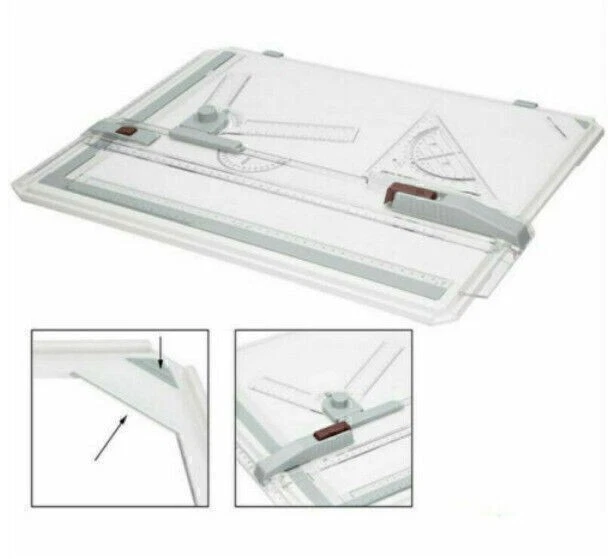 Hohe Qualität A3 Zeichenplatte A3 Zeichenbrett DIN A3 Zeichentisch Zubehör Neu - Bild 4 von 4