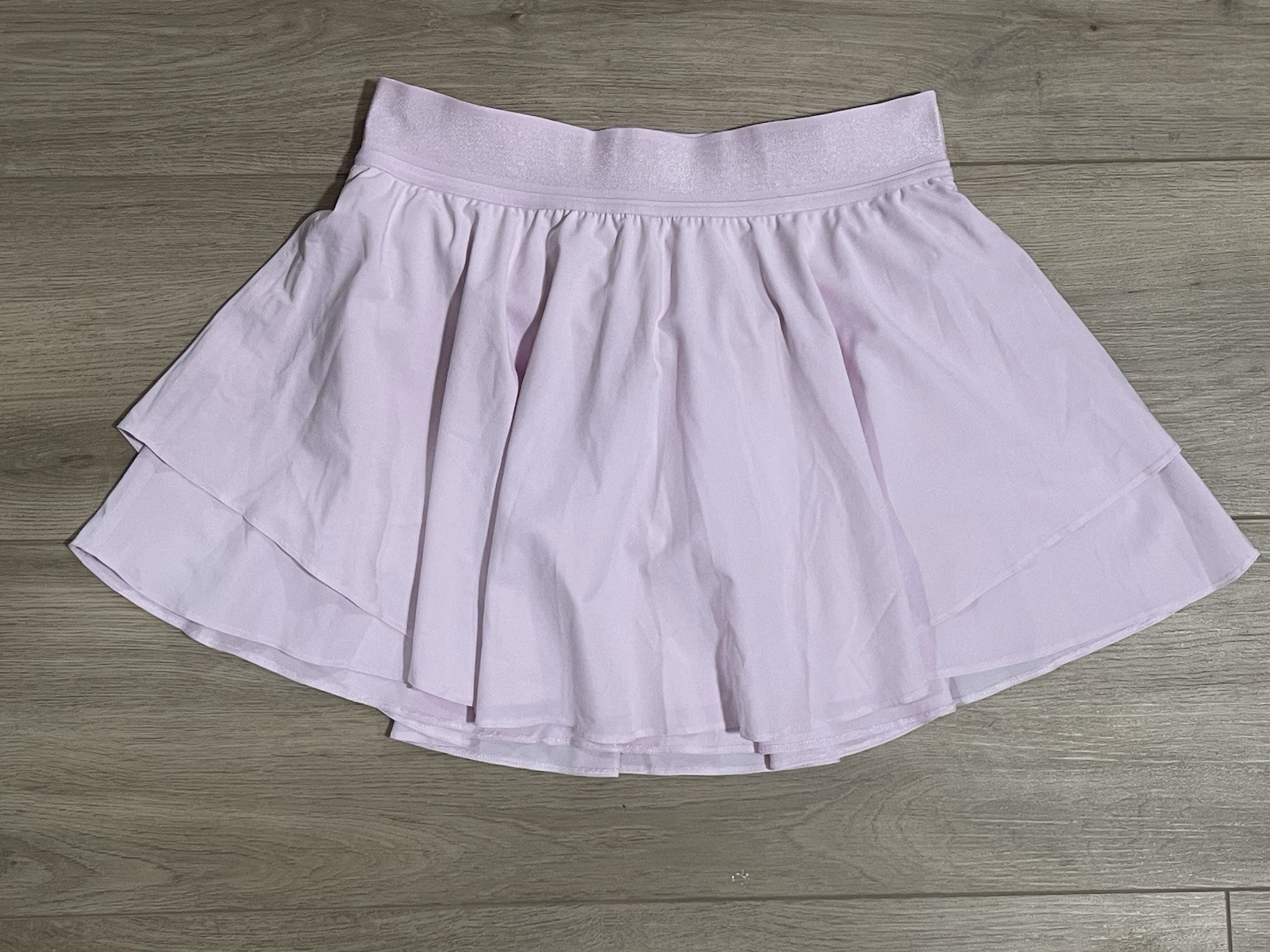 NWOT Lululemon Court Rival High Rise Skirt Skort TALL SIZE 8 Pastel Pink Tennis