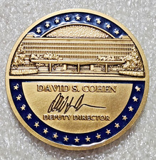 Deputy Director CIA David S. Cohen Personal Challenge Coin &ndash; 2017 &ndash; Rare &ndash; 44mm