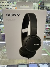Sony MDR-ZX110 ZX Series Headphones Black MDRZX110 Wired Over Ear