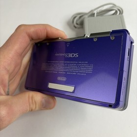 Nintendo 3DS Handheld Video Game Console Purple CTR-001 (USA) W Charger