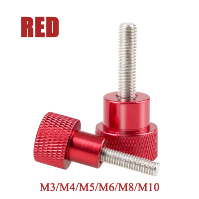 M3-M10 Knurled Thumb Screws With Steps Hand Grip Knob Step Bolts Aluminium Alloy