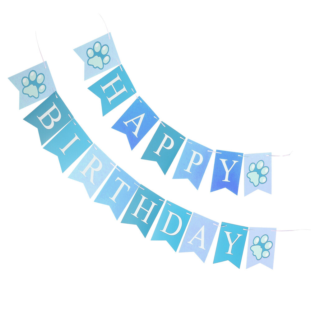 1 Set of Dog Birthday Supplies Dog Happy Birthday Backdrop Dog Party