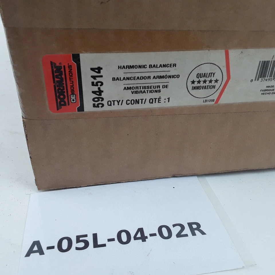 Conjunto de balanceador armónico Dorman 594-514 para Lincoln LS (2000 2001 2002-2005) Foto 4 de 4