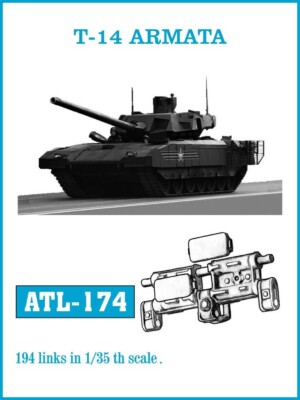 Friulmodel - Metall Panzergleise für T-14 Armata 1:35 - ALT174