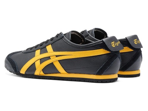 (ASK availability first)Onitsuka Tiger MEXICO 66 BLACK/YELLOW new - Picture 2 of 4