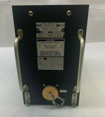 AIRSHOW 210 , DIGITAL INTERFACE UNIT , 910040-01-5163-7 , 1.2A , 28V