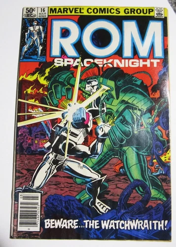 ROM SPACE KNIGHT #16 Comic Book March 1981 Very Good 4.0 Marvel Nice