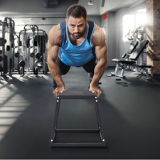 Uimoso 18" Plyometric Jump Box Fitness Exercise Plyo Box Step Cross Black