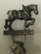 Anheuser Busch Pewter Vintage Souvenir Spoon Collectible