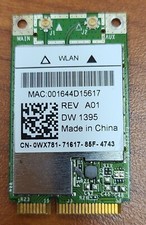 0WX781 Dell Wifi Mini-Pci-E Card XPS Inspiron M1530 M1330 2 Port