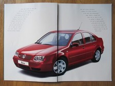 Volkswagen Bora preview brochure - 1998 (UK) 1.6, 2.0., 2.3 V5, 1.9TDi