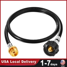 4FT Propane Hose Propane Adapter Hose 1lb to 20lb Propane Tank Connection Hose