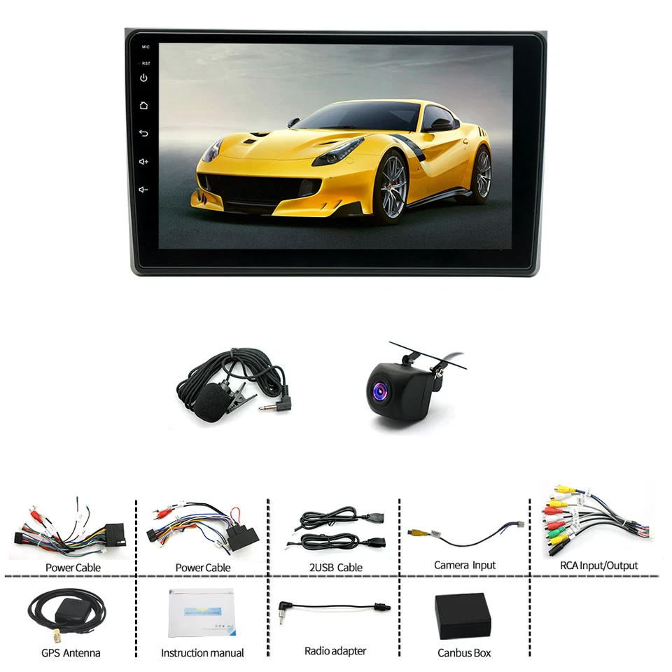 for 2000-2009 Audi A4 Wireless Apple CarPlay Android Auto, Car Stereo Radio GPS Foto 4 de 4