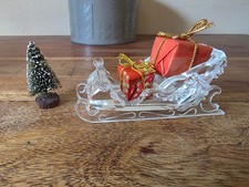 GENUINE SWAROVSKI – SANTA'S SLEIGH WITH PRESENTS AND TREE – 205165 – M.I.B.