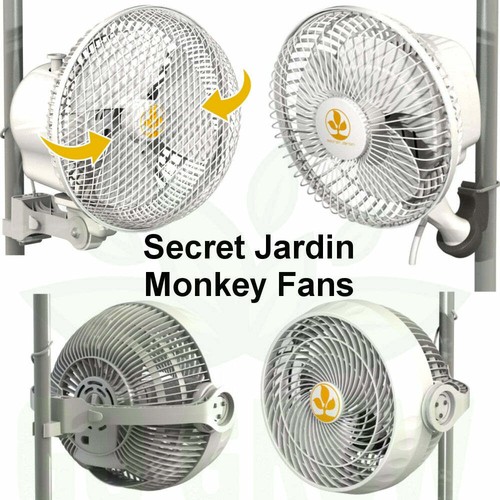 Secret Jardin Grow Tent Monkey Fans 
