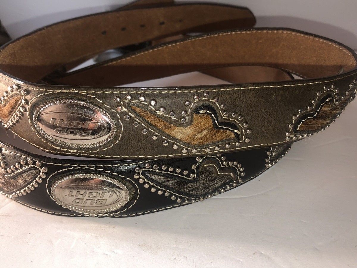 Valentina Brown Leather Western Belt with Silver Conchos Shyanne Women main image 2