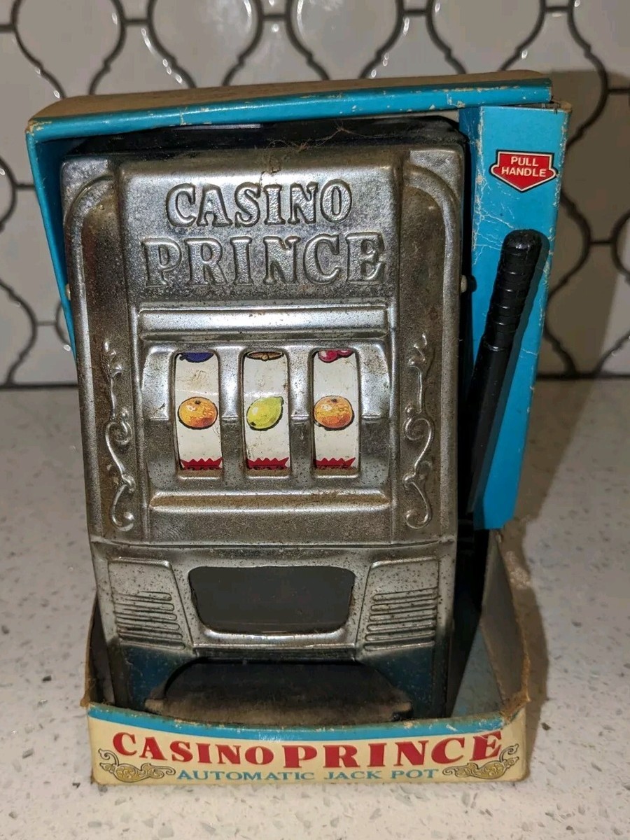 Casino Prince Vintage Slot Fruit Machine By Waco Money Bank Not