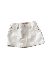 Toddler Girl Skirt/Skort shorts underneath 4T-Beige/Cream colored pre owned