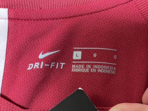 NWT Qatar National Jersey Nike Football Soccer Large Shirt Home QFA 2016 Mens - Picture 5 of 6